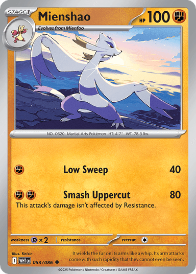 Mienshao, White Flare 53