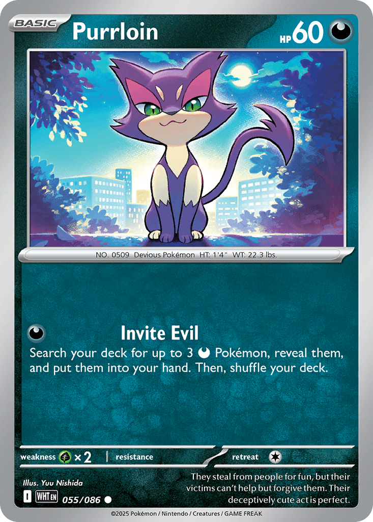 Purrloin, White Flare 55