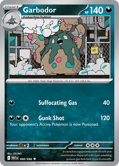Garbodor, White Flare 60
