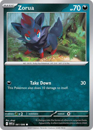 Zorua, White Flare 61