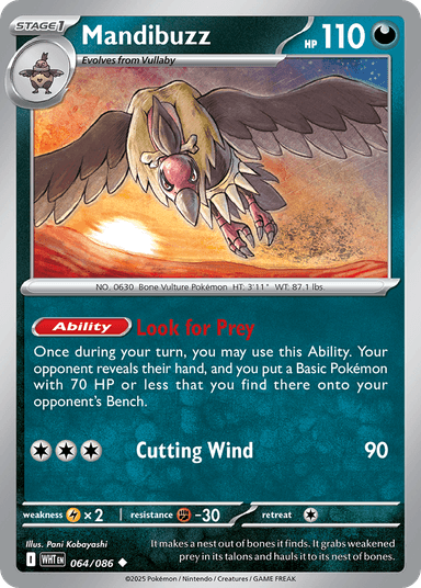Mandibuzz, White Flare 64