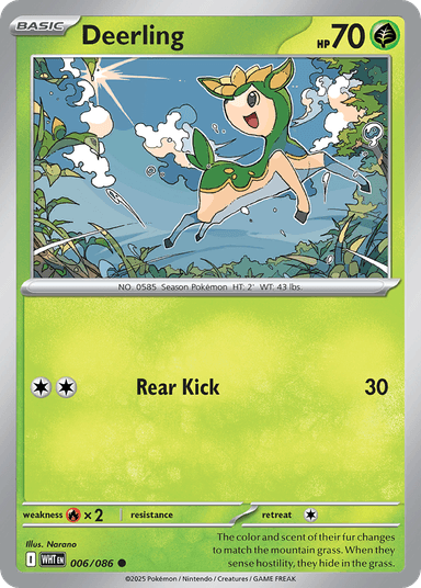 Deerling, White Flare 6