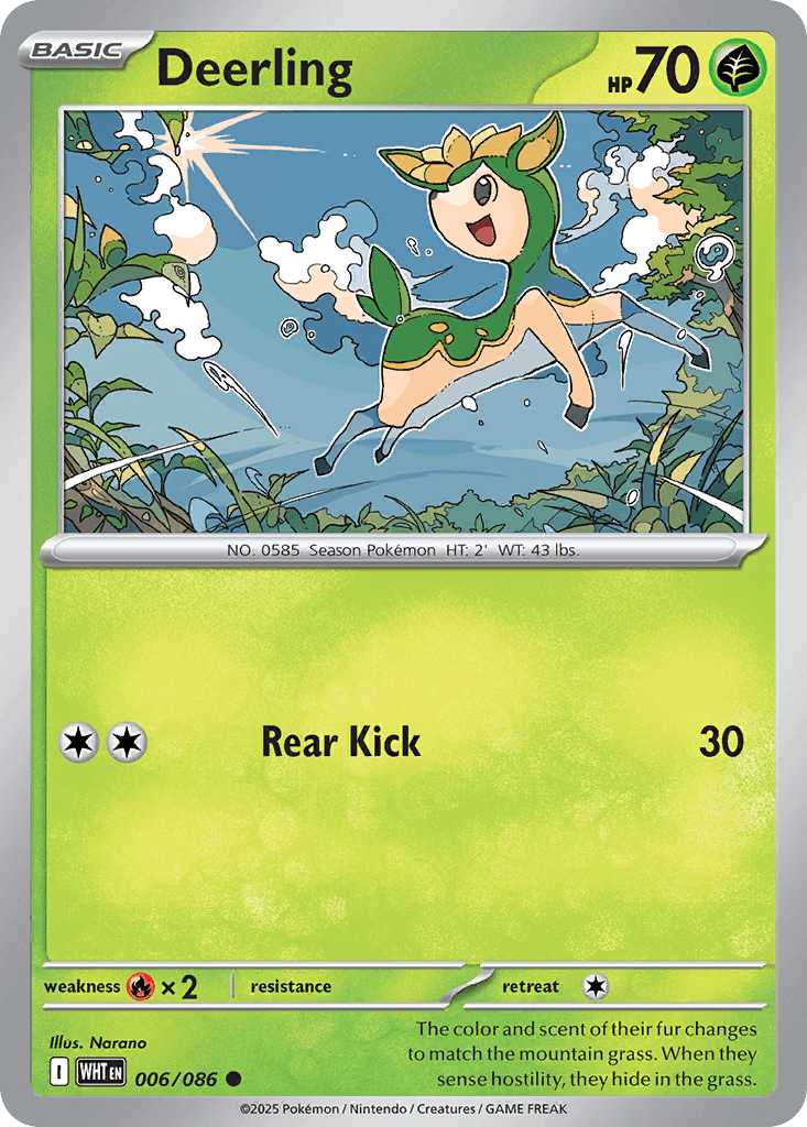 Deerling, White Flare 6