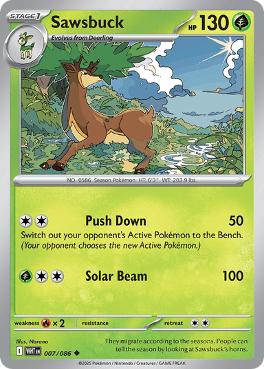 Sawsbuck, White Flare 7