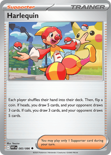 Harlequin, White Flare 83