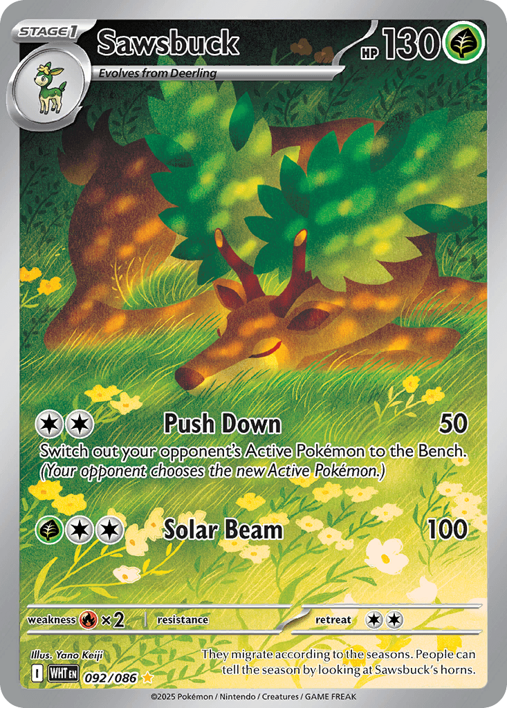 Sawsbuck, White Flare 92