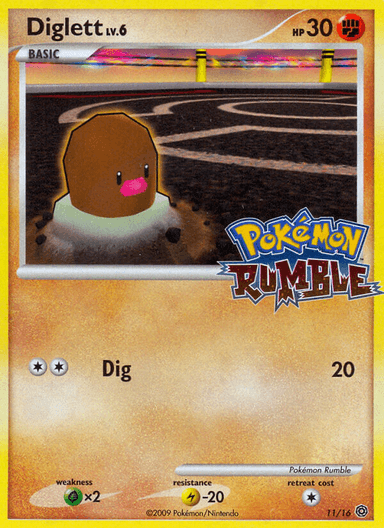 Diglett, Pokémon Rumble 11