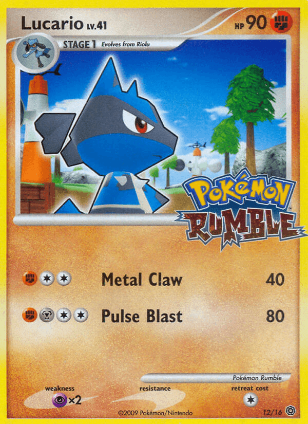 Lucario, Pokémon Rumble 12