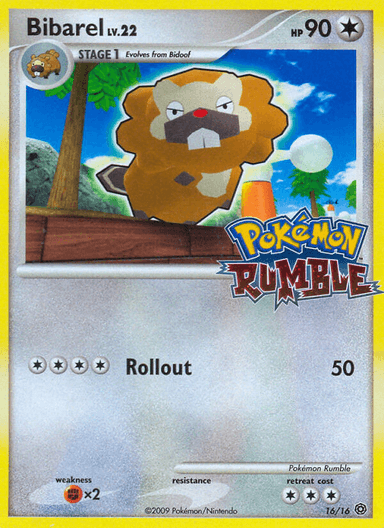 Bibarel, Pokémon Rumble 16