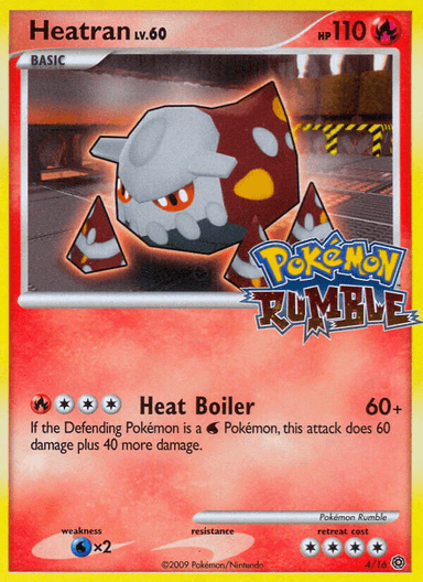 Heatran, Pokémon Rumble 4