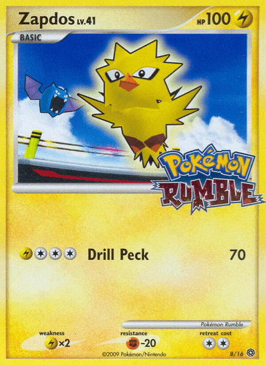Zapdos, Pokémon Rumble 8