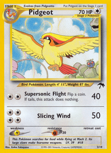 Pidgeot, Southern Islands 2