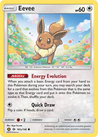 Eevee, Sun & Moon 101a
