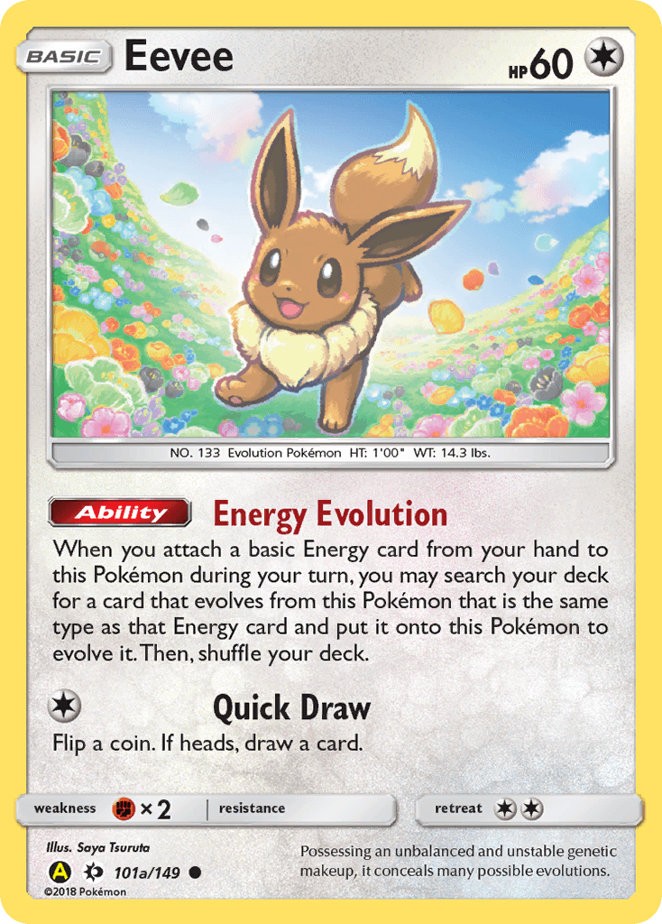 Eevee, Sun & Moon 101a