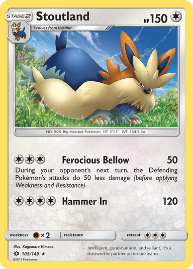 Stoutland, Sun & Moon 105