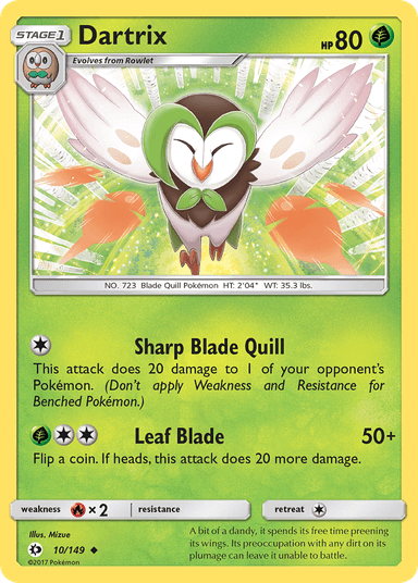 Dartrix, Sun & Moon 10