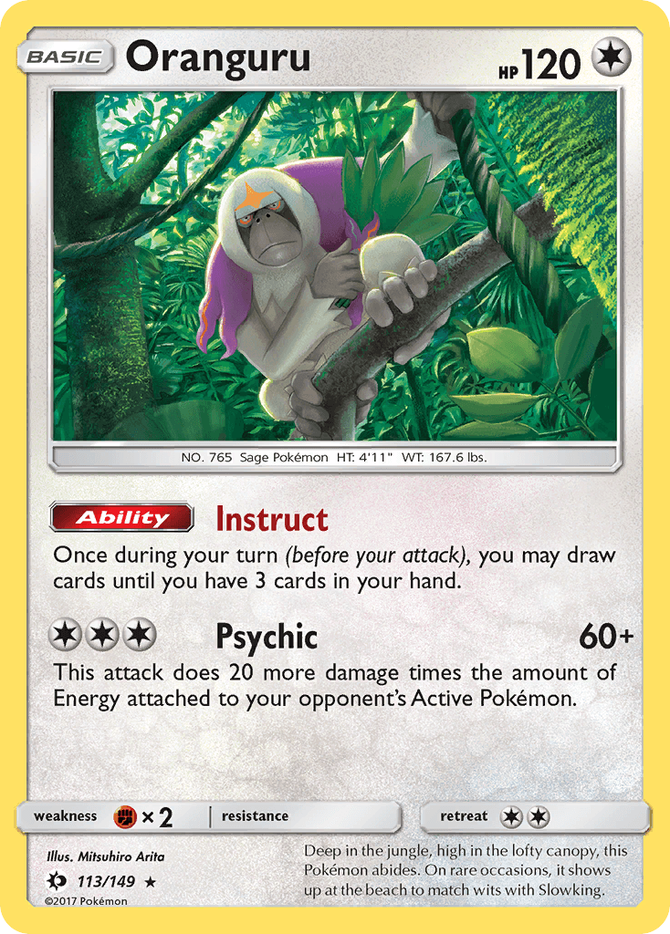 Oranguru, Sun & Moon 113