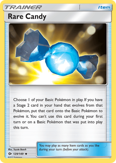 Rare Candy, Sun & Moon 129