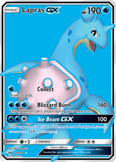 Lapras-GX, Sun & Moon 139