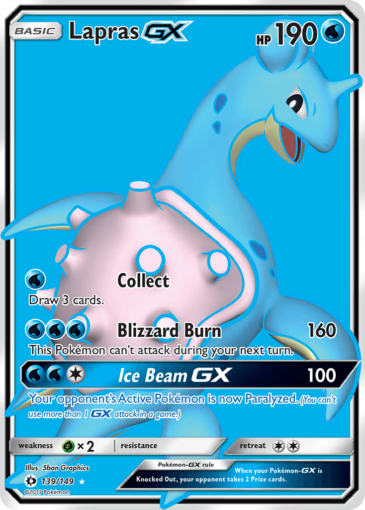 Lapras-GX, Sun & Moon 139