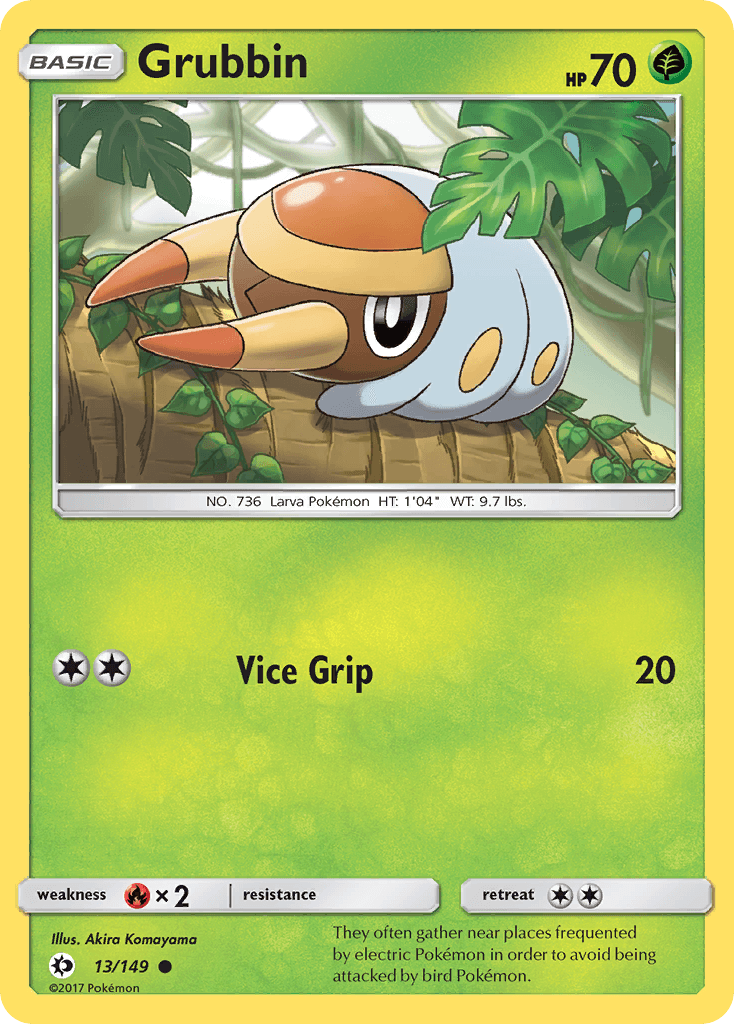 Grubbin, Sun & Moon 13