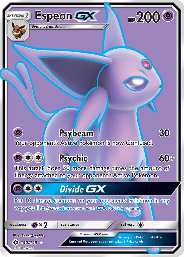 Espeon-GX, Sun & Moon 140