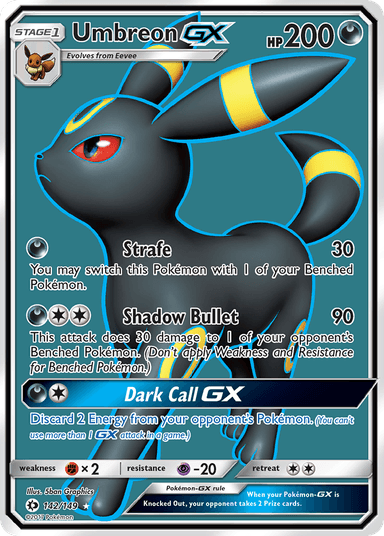 Umbreon-GX, Sun & Moon 142