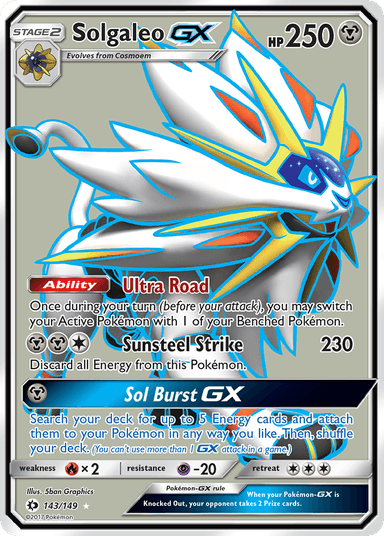Solgaleo-GX, Sun & Moon 143