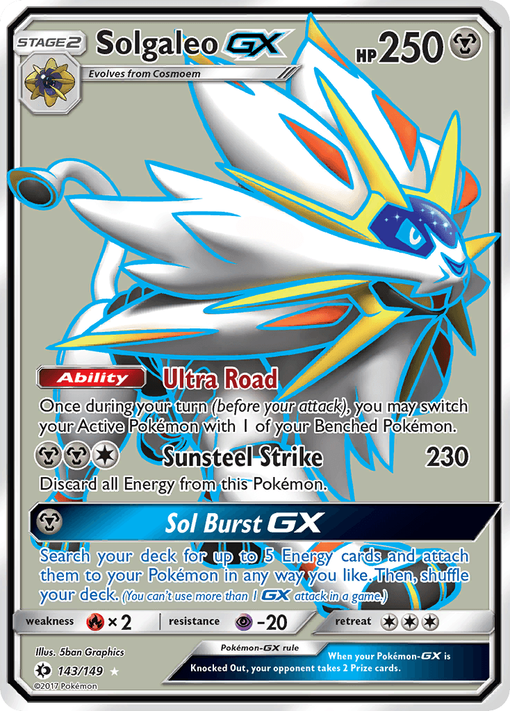 Solgaleo-GX, Sun & Moon 143