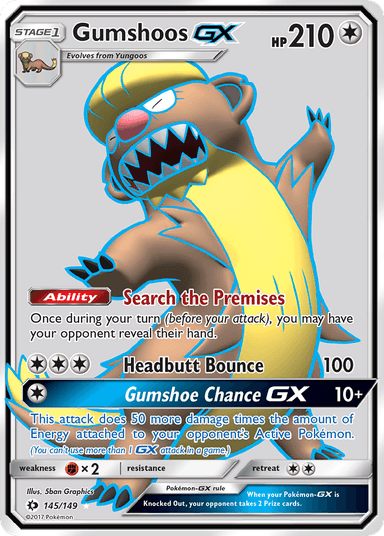 Gumshoos-GX, Sun & Moon 145