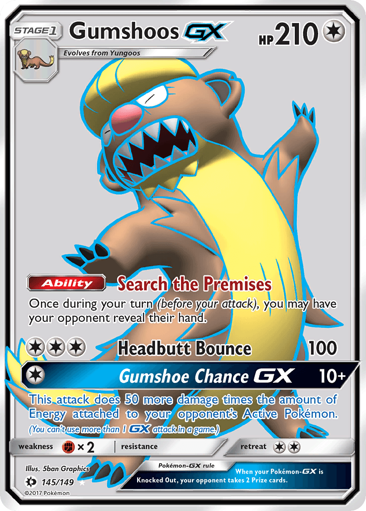 Gumshoos-GX, Sun & Moon 145