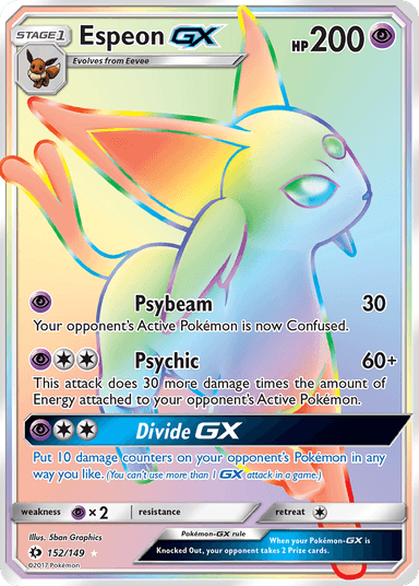 Espeon-GX, Sun & Moon 152