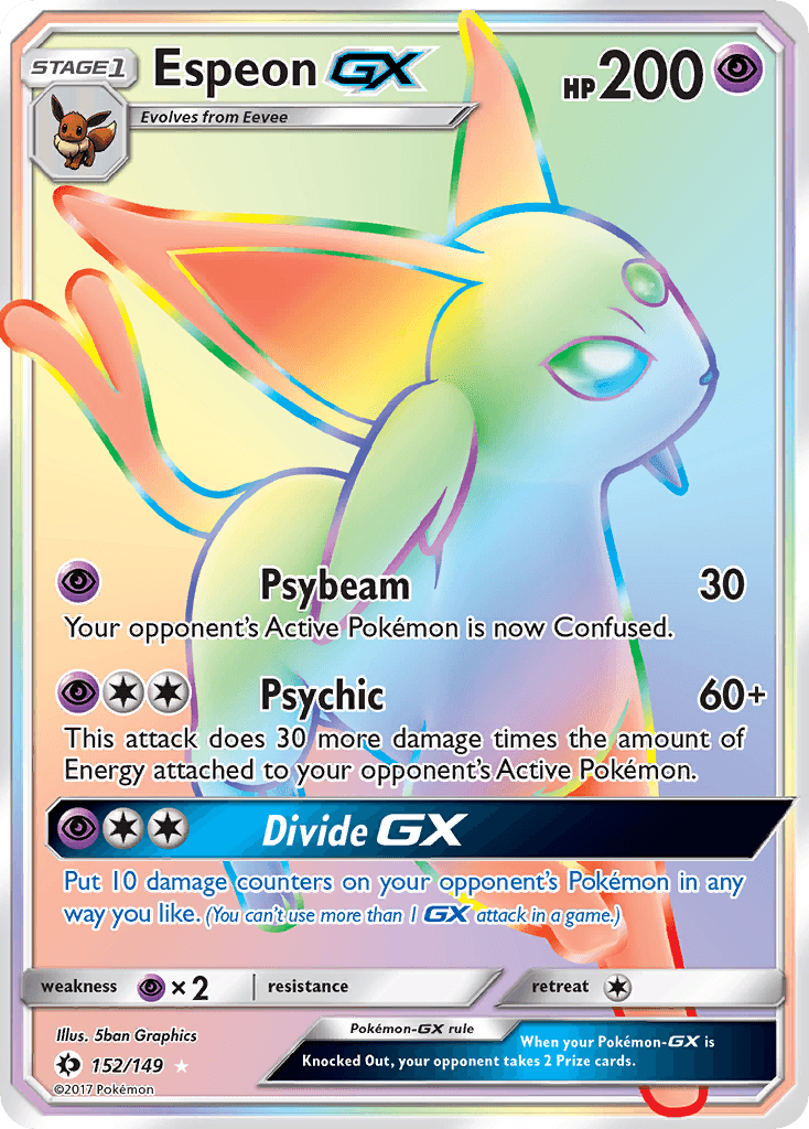 Espeon-GX, Sun & Moon 152