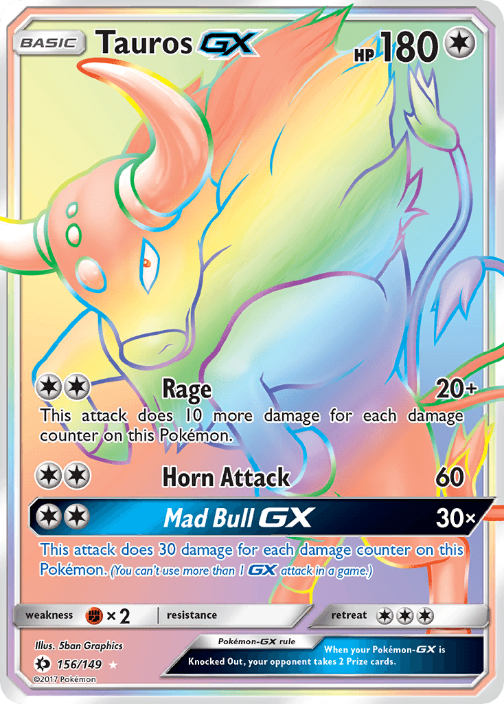 Tauros-GX, Sun & Moon 156