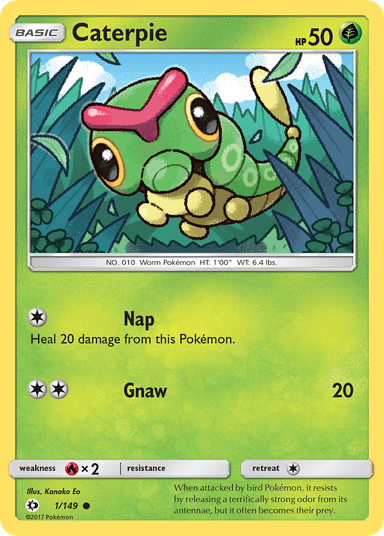 Caterpie, Sun & Moon 1