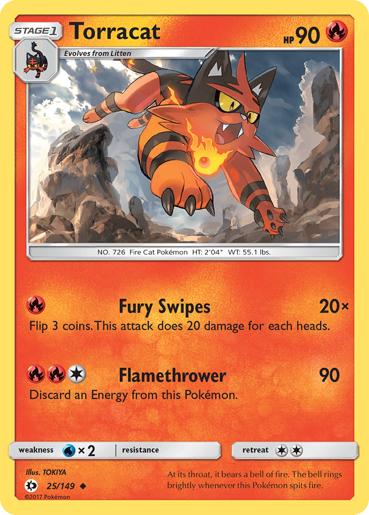 Torracat, Sun & Moon 25