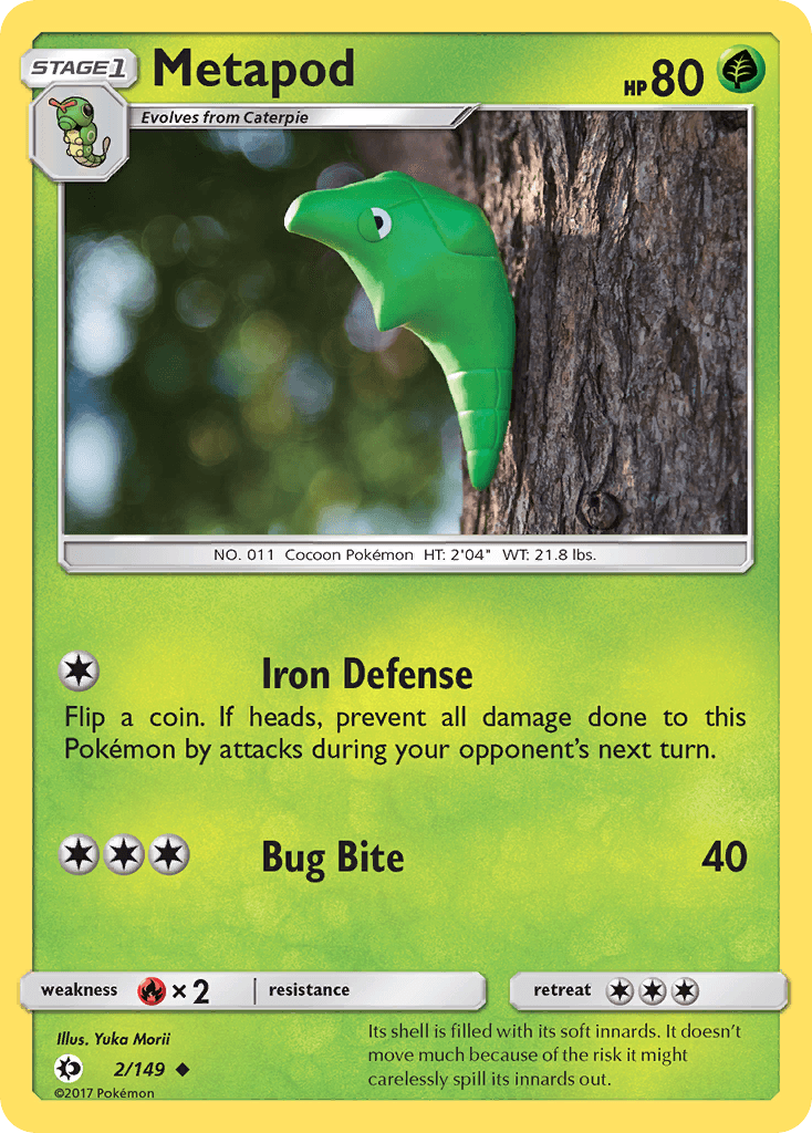 Metapod, Sun & Moon 2