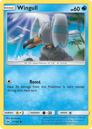 Wingull, Sun & Moon 37