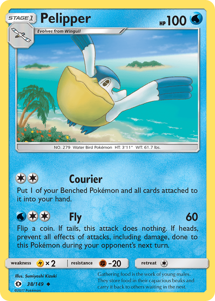 Pelipper, Sun & Moon 38