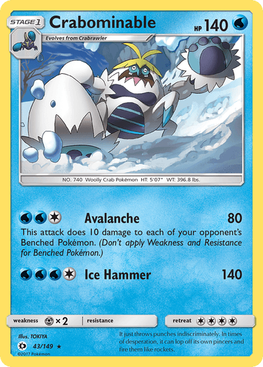 Crabominable, Sun & Moon 43