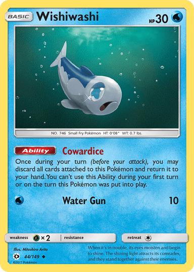 Wishiwashi, Sun & Moon 44