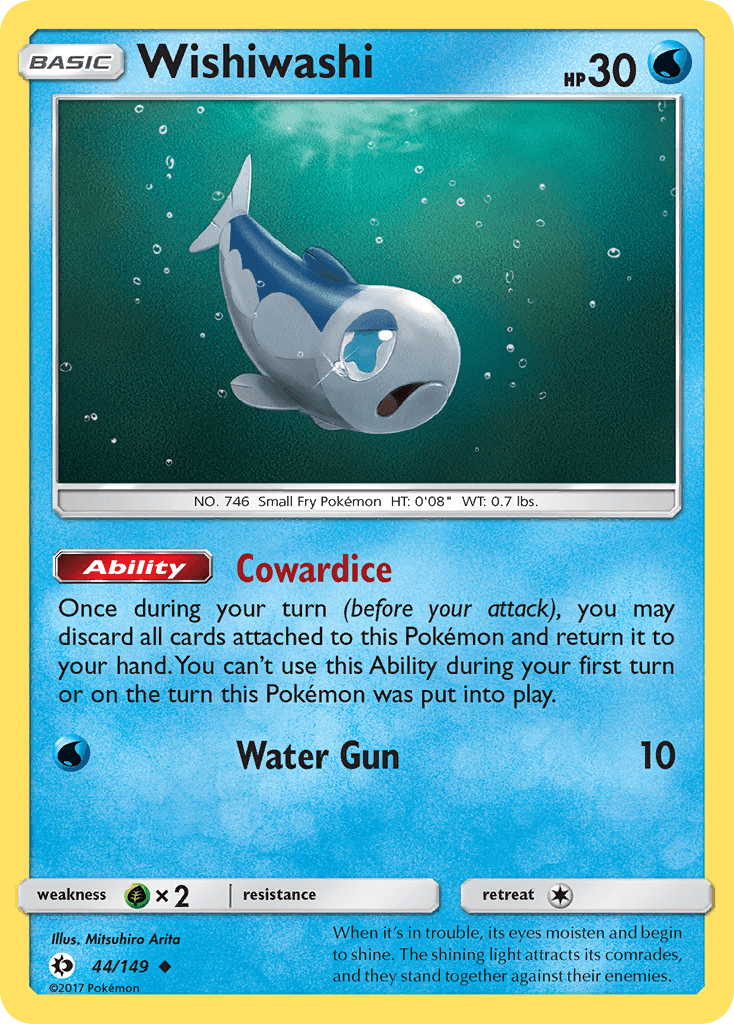 Wishiwashi, Sun & Moon 44