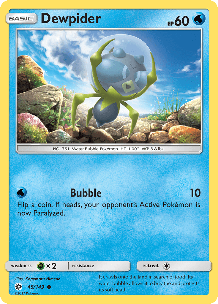 Dewpider, Sun & Moon 45