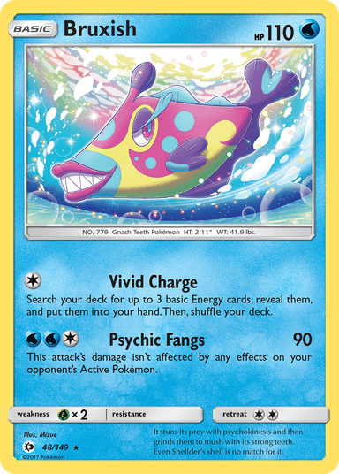 Bruxish, Sun & Moon 48