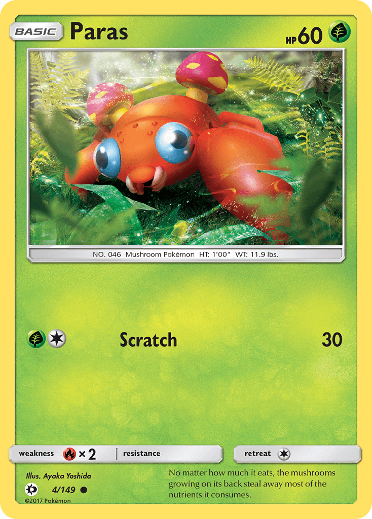 Paras, Sun & Moon 4