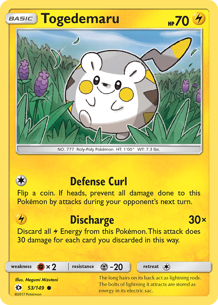 Togedemaru, Sun & Moon 53