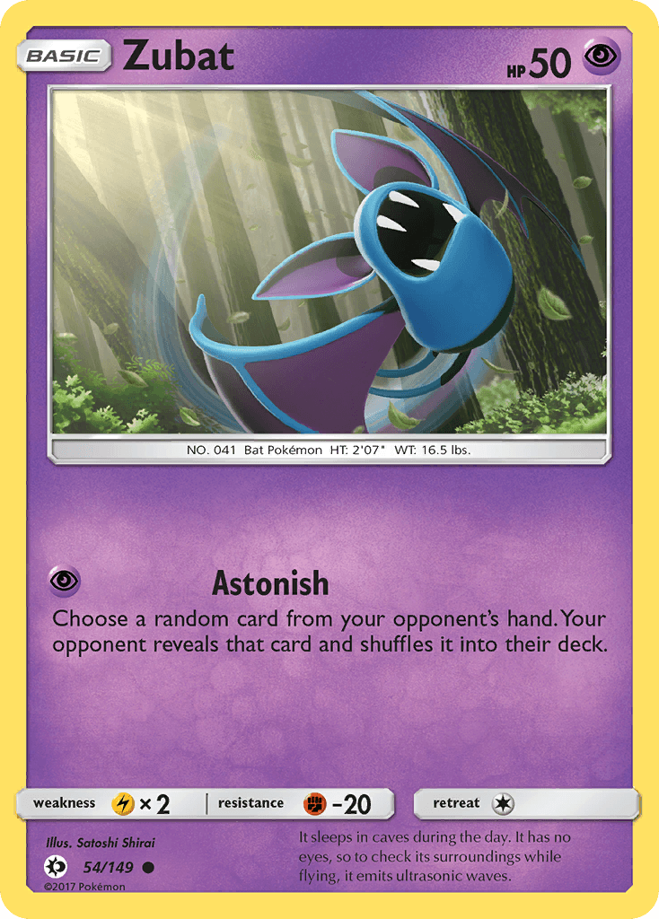 Zubat, Sun & Moon 54