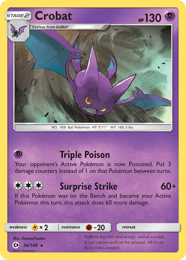 Crobat, Sun & Moon 56