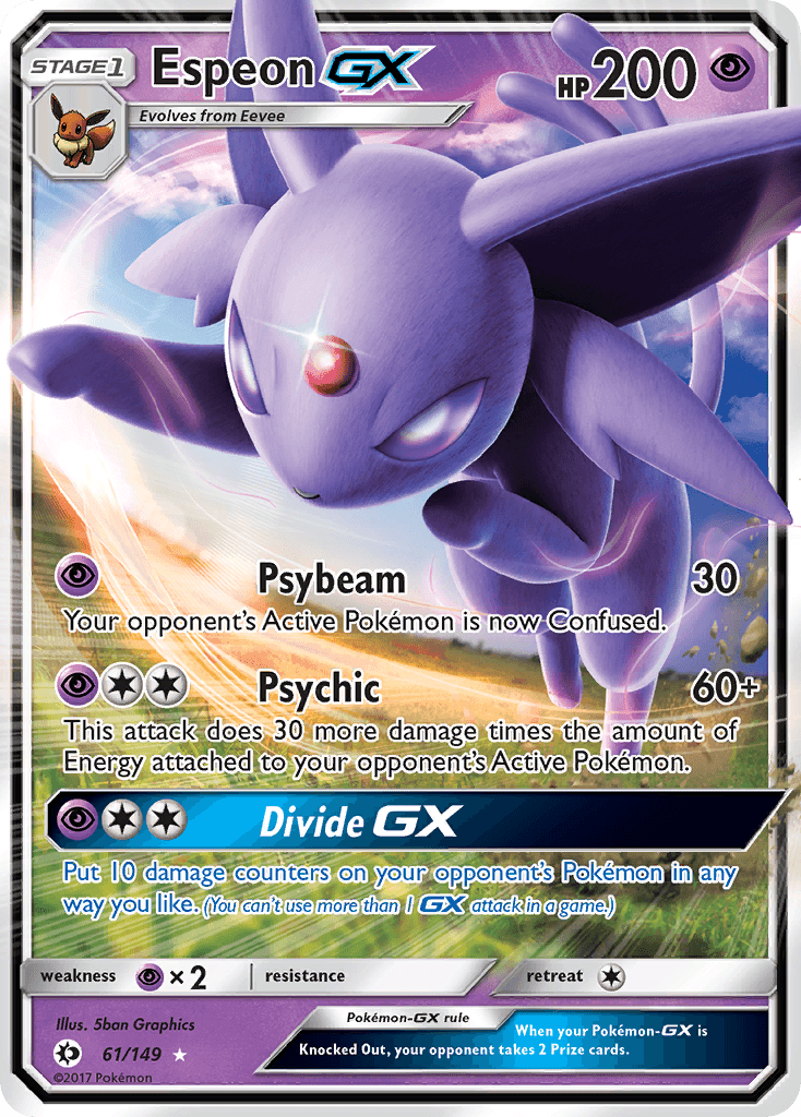 Espeon-GX, Sun & Moon 61
