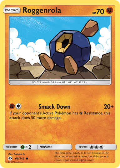 Roggenrola, Sun & Moon 69